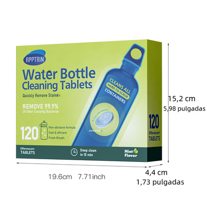 Oxygen-Powered Bottle Cleaning Effervescent Tablets